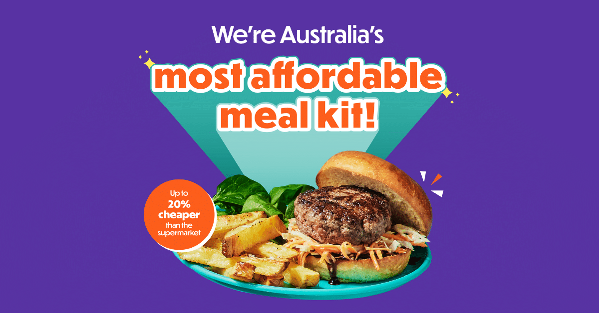 Australia's most affordable meal kit!